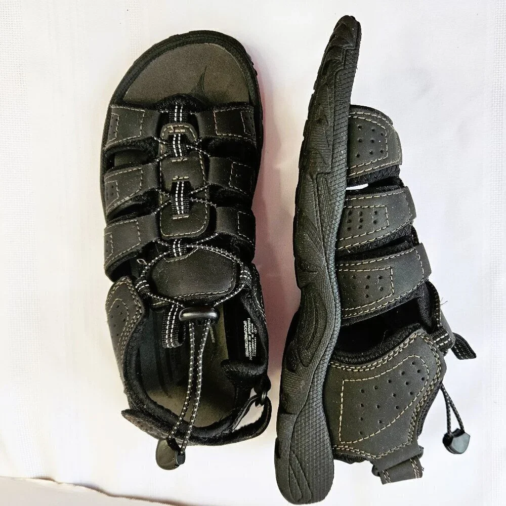 Ozark Trail Men's Black Sport Hiking Water Sandals Size 10